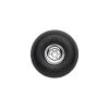 Dubro Products Treaded Chrome Wheels, 1-3/4" Diameter (2)