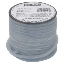 Dubro Products Silicone Fuel Blue Tubing, Medium, 50'