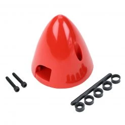 Dubro Products 4 Pin Spinner,2-3/4" Red