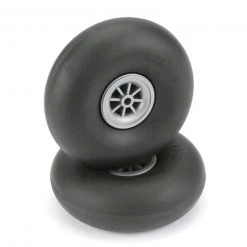 Dubro Products Smooth Wheels, 3-1/4" (2)