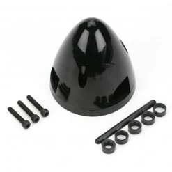 Dubro Products 3 Blade Spinner, 2", Black